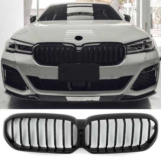 Sport Nierengrill Hochglanz Schwarz für BMW 5er G30 G31 LCI 2020-2023