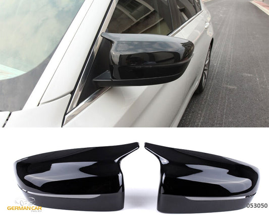 Spiegelkappen schwarz Hochglanz zum Austausch für BMW 3er G20 G21, 4er G22 G23 G26, 5er G30 G31, 7er G11, 8er G14 G15 G16