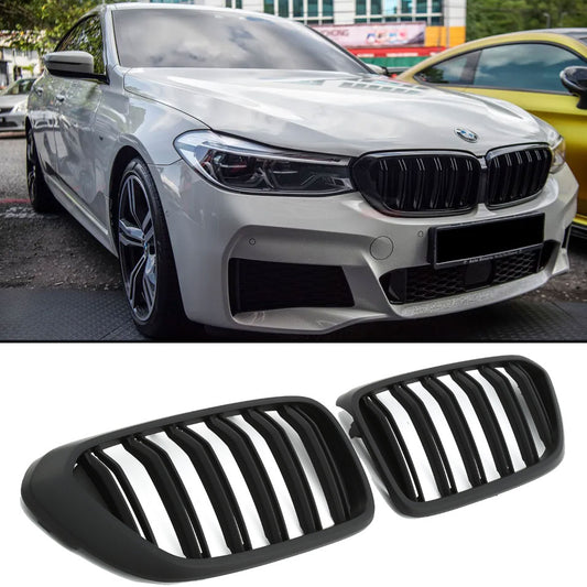 Sport Doppelsteg Nierengrill matt schwarz für BMW 6er G32 Gran Turismo Vor-LCI 11/2017-06/2020