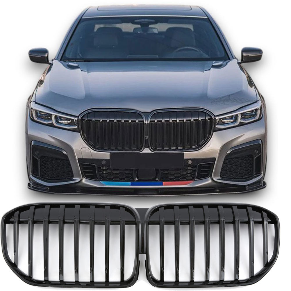 Sport Nierengrill Hochglanz Schwarz für BMW 7er G11 G12 LCI ab 2019