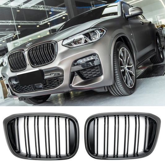 Sport Nierengrill Doppelsteg hochglanz schwarz für BMW X3 G01 X4 G02 2017-2021