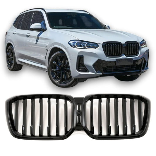 Glanz schwarzer Nierengrill für BMW X3 G01 X4 G02 LCI