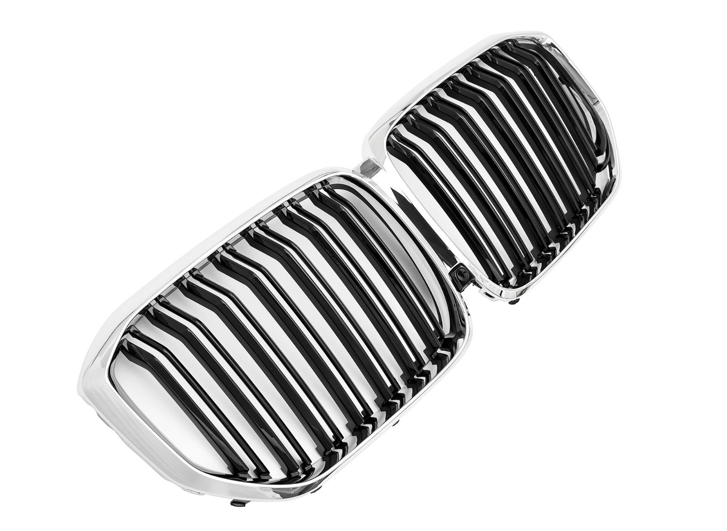 Sport Doppelsteg Nierengrill hochglanz schwarz Chrom für BMW X5 G05 2018-2023 vor-LCI