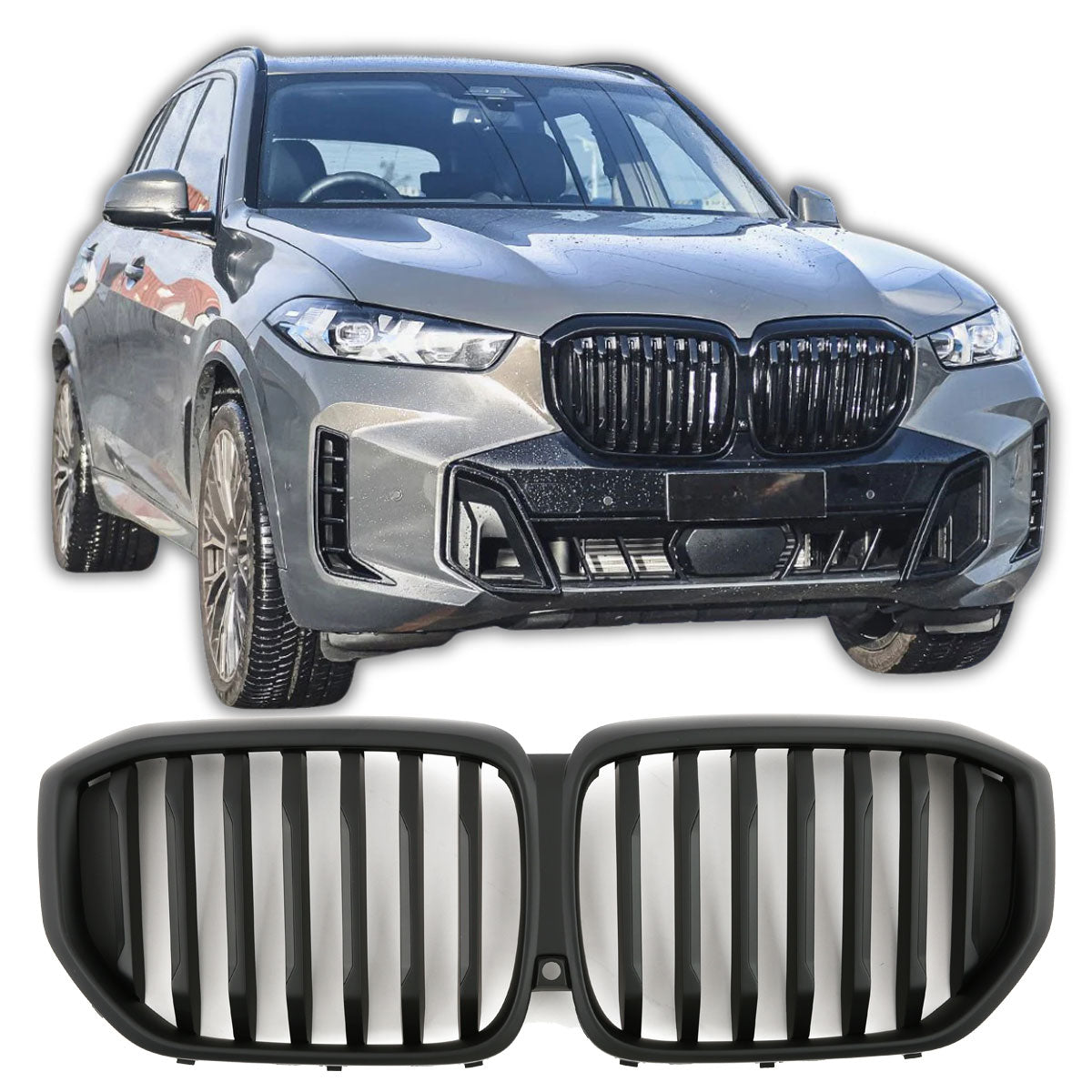 Sport Nierengrill matt schwarz für BMW X5 G05 LCI ab 04/2023