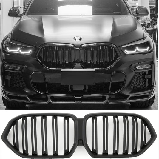 Sport Doppelsteg Nierengrill matt schwarz für BMW X6 G06 ab 11/2018