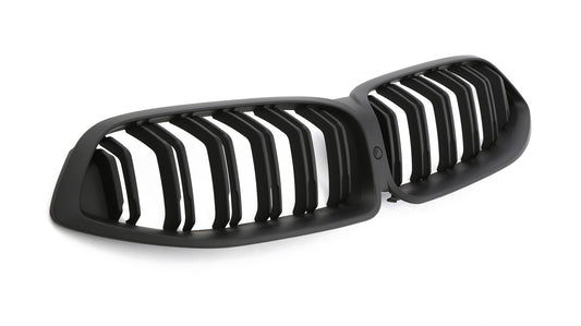 Sport Doppelsteg Nierengrill matt schwarz passend für BMW 8er G14 G15 G16 2018-2022 vor LCI