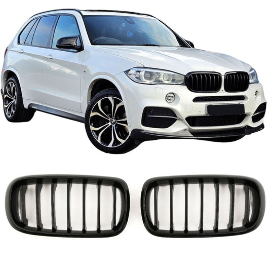 Sport Nierengrill Hochglanz Schwarz für BMW X5 F15 X6 F16 2013–2018