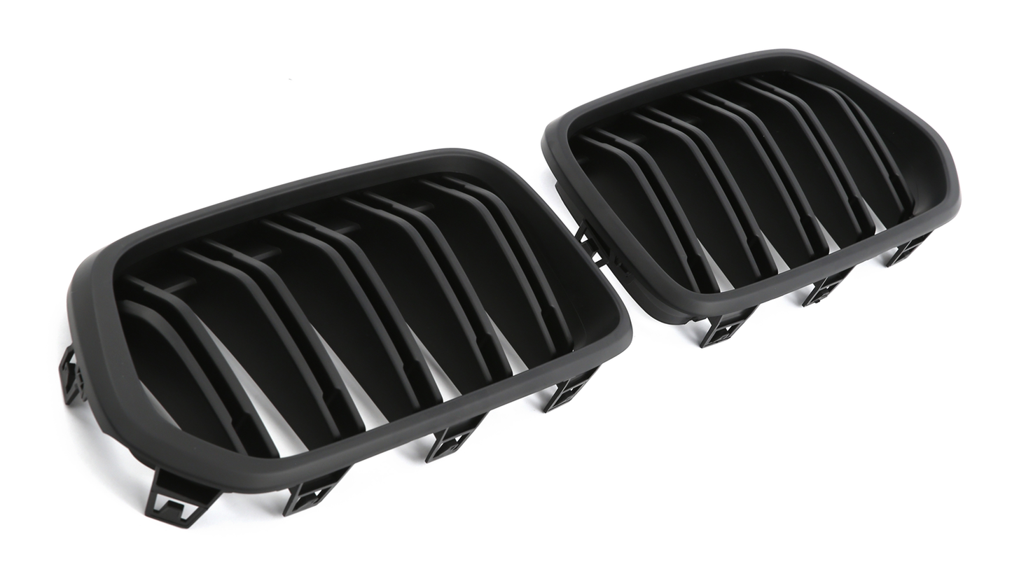 Sport Doppelsteg Nierengrill matt schwarz für BMW X2 F39 ab 11/2017