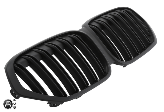 Sport Nierengrill Doppelsteg matt schwarz für BMW X1 F48 LCI 2019-2022