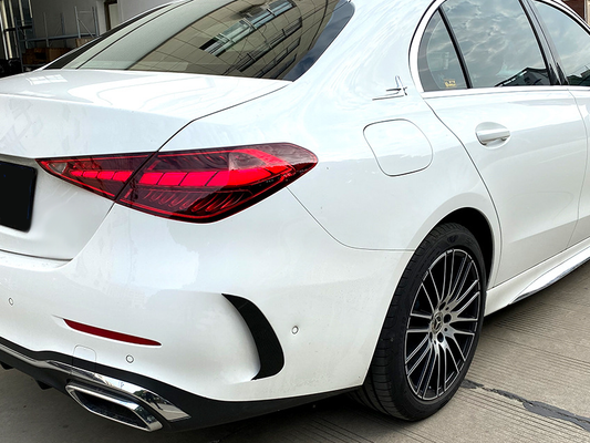 Aero Flaps Flics hochglanz schwarz Mercedes C-Klasse W206 AMG-Line Limousine