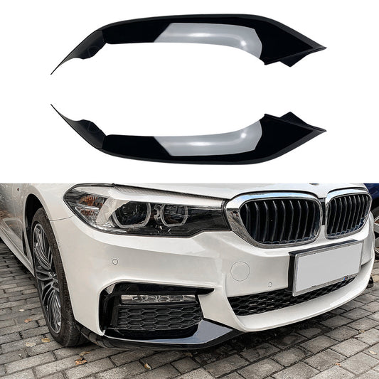 Frontspoiler Splitter Spoilerlippe schwarz für BMW 5er G30 G31 vor-LCI M-Tech