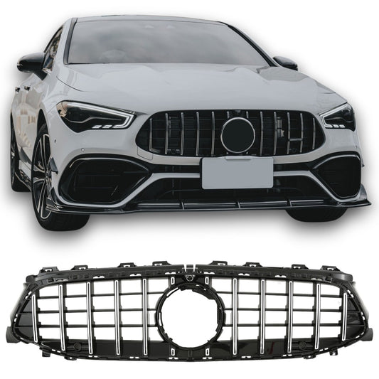Panamericana GT Kühlergrill hochglanz schwarz für Mercedes CLA C118/X118 Facelift ab 2023