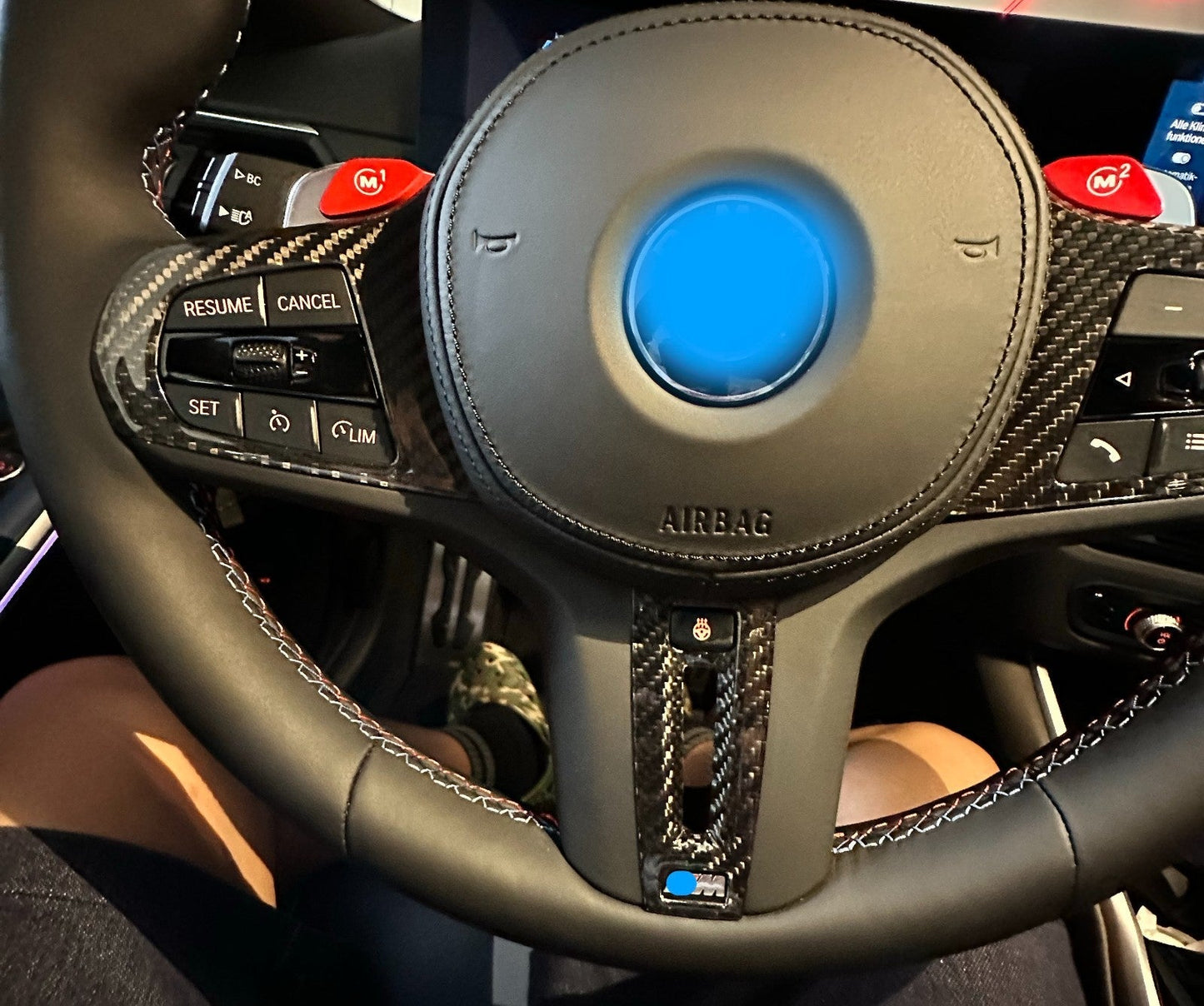 Carbon Lenkrad Cover - BMW M2 M3 M4 M5 M8 X3M X4M X5M X6M X7M XM