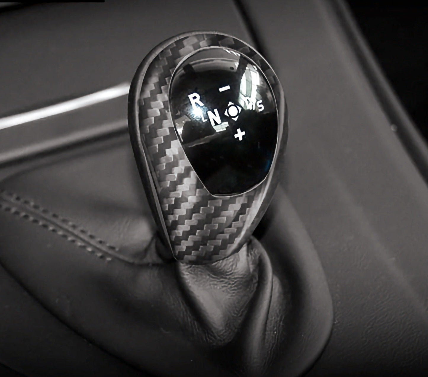 Dry Carbon Schaltknauf Blenden für BMW M3 E90 E92 E93