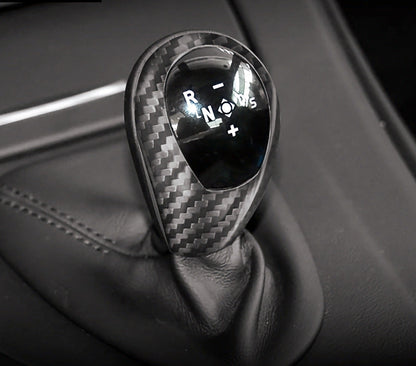 Dry Carbon Schaltknauf Blenden für BMW M3 E90 E92 E93