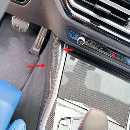 Dry Carbon Mittelkonsolen Blenden für BMW G20 G21 G22 G23 G26 G42 G80 G81 G82 G83 G87