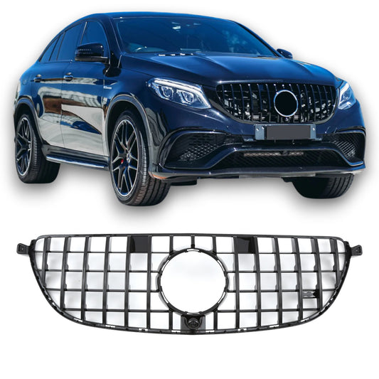 Panamericana GT Kühlergrill hochglanz schwarz für Mercedes GLE 63 AMG W166 C292 2015-2018