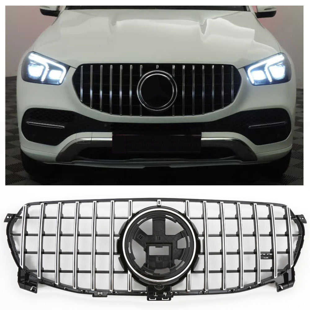 Sport Panamericana GT Kühlergrill hochglanz schwarz für Mercedes GLE W167/C167 2019-2023