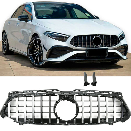 Panamericana GT Kühlergrill hochglanz schwarz für Mercedes A-Klasse W177/V177 Facelift ab 2023