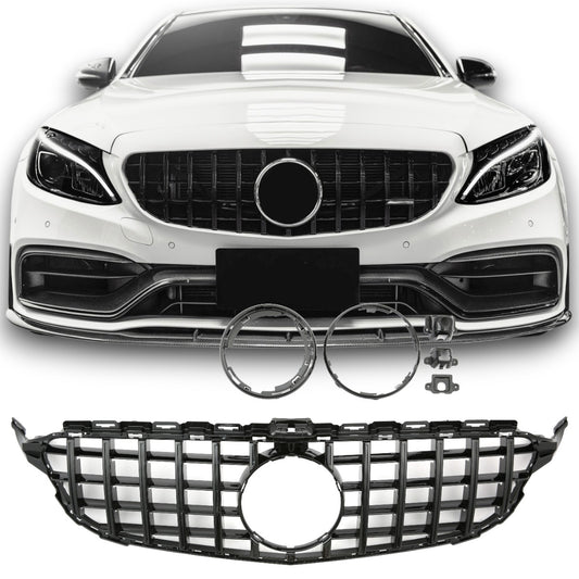 Sport Panamericana GT Grill Kühlergrill passt für Mercedes W205 2014-2021