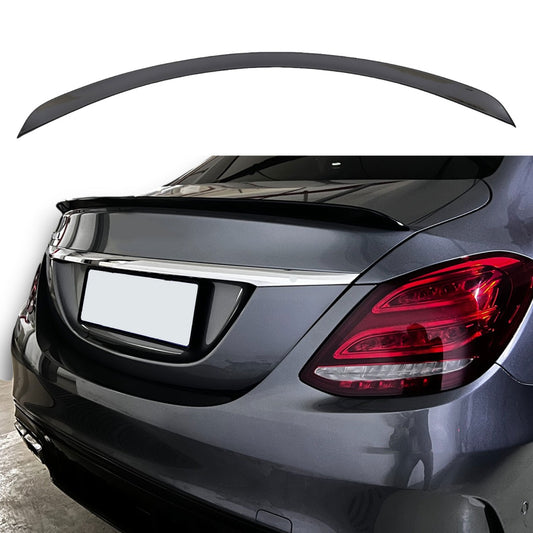 HECKSPOILER LIPPE SCHWARZ GLÄNZEND passend für Mercedes W205 C-Klasse 2014-2021