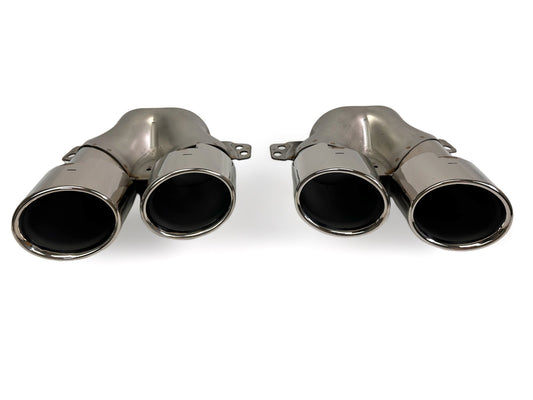 Satz Auspuffblenden aus Edelstahl für MDS-206400 Diffusor, verchromt