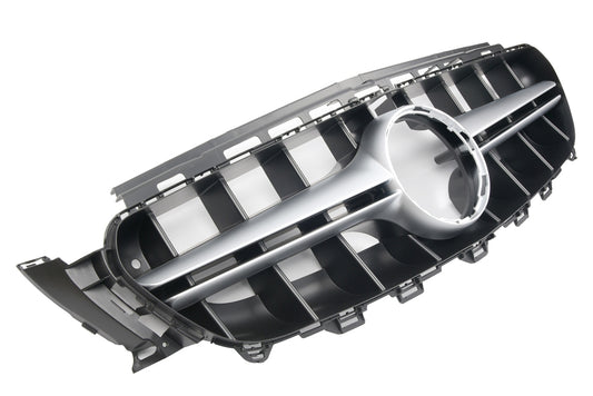 Sport Kühlergrill silber für Mercedes E-Klasse W213/S213/C238/A238 2017-2020