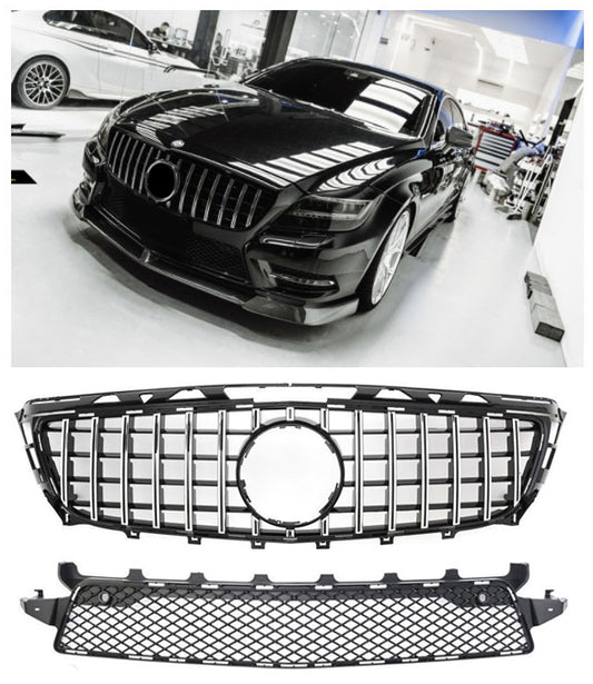 Panamericana GT Kühlergrill Hochglanz Schwarz Mercedes CLS W218 X218 11-14