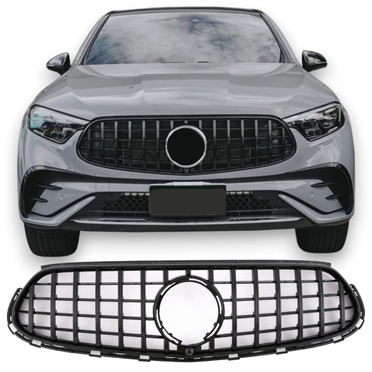 Sport Panamericana GT Kühlergrill hochglanz schwarz für Mercedes GLC W254 C254 X254 AMG Line ab 06/2022