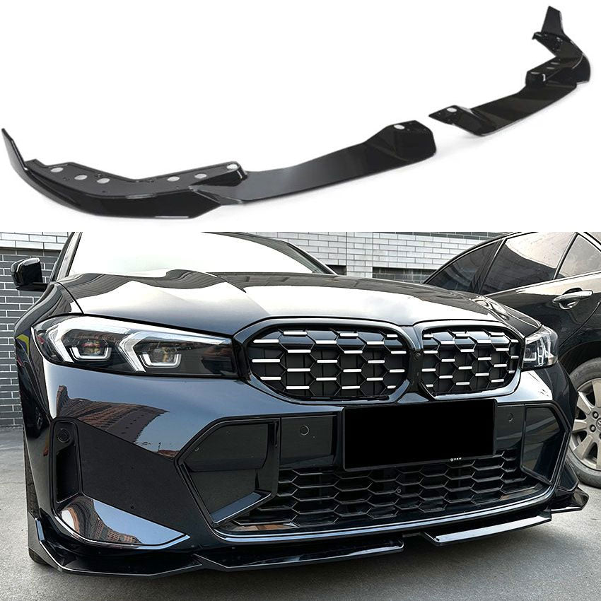 Frontspoiler Splitter Spoilerlippe BMW 3er G20 G21 LCI ab 07/2022 M Sport hochglanz schwarz