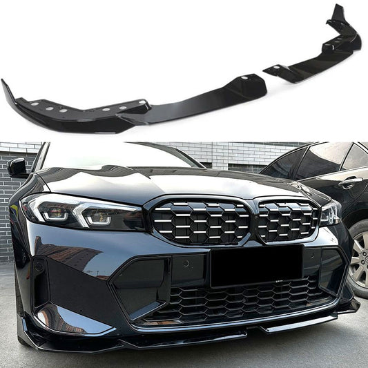 Frontspoiler Splitter Spoilerlippe BMW 3er G20 G21 LCI ab 07/2022 M Sport hochglanz schwarz