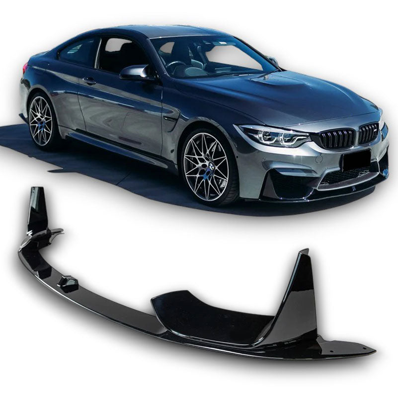 Frontspoiler Splitter Spoilerlippe hochglanz schwarz für BMW M3 F80 & M4 F82