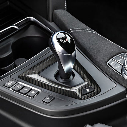 Dry Carbon Schaltknauf Mittelkonsole Blenden für BMW M2C F87 M3 F80 M4 F82 F83