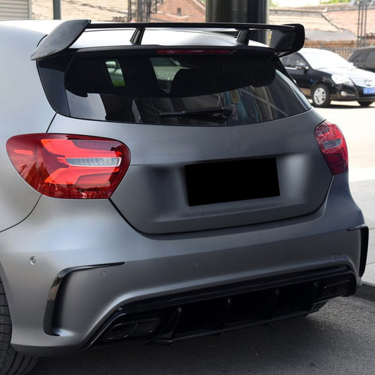 Aero Flaps hinten schwarz AMG Optik für Mercedes A-Klasse W176