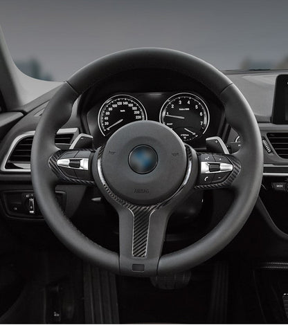 MAX CARBON Performance Sport Blenden Lenkrad für BMW F20 F21 F22 F23 F30 F31 F32 F33 F34 F36 F15 F16 F25 F26 M135i M140i M235i M240i