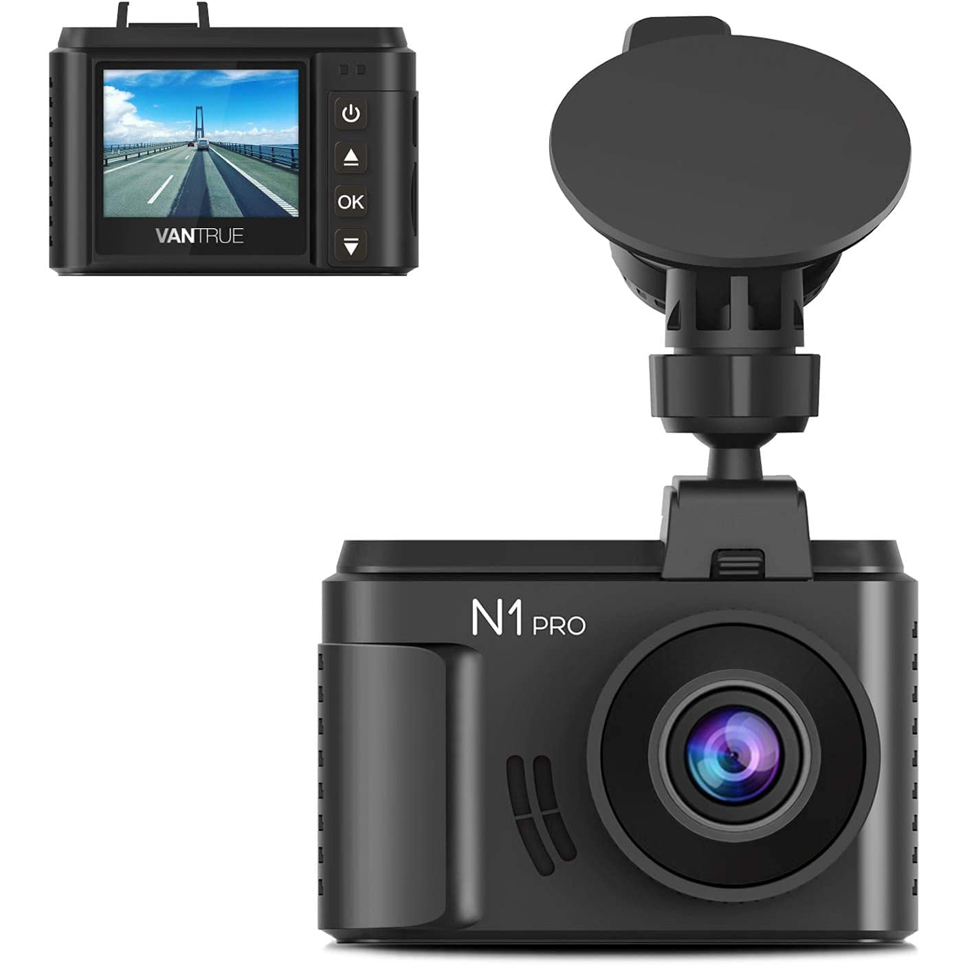 Vantrue N1 Pro Mini 1080P Full HD Dashcam 2023