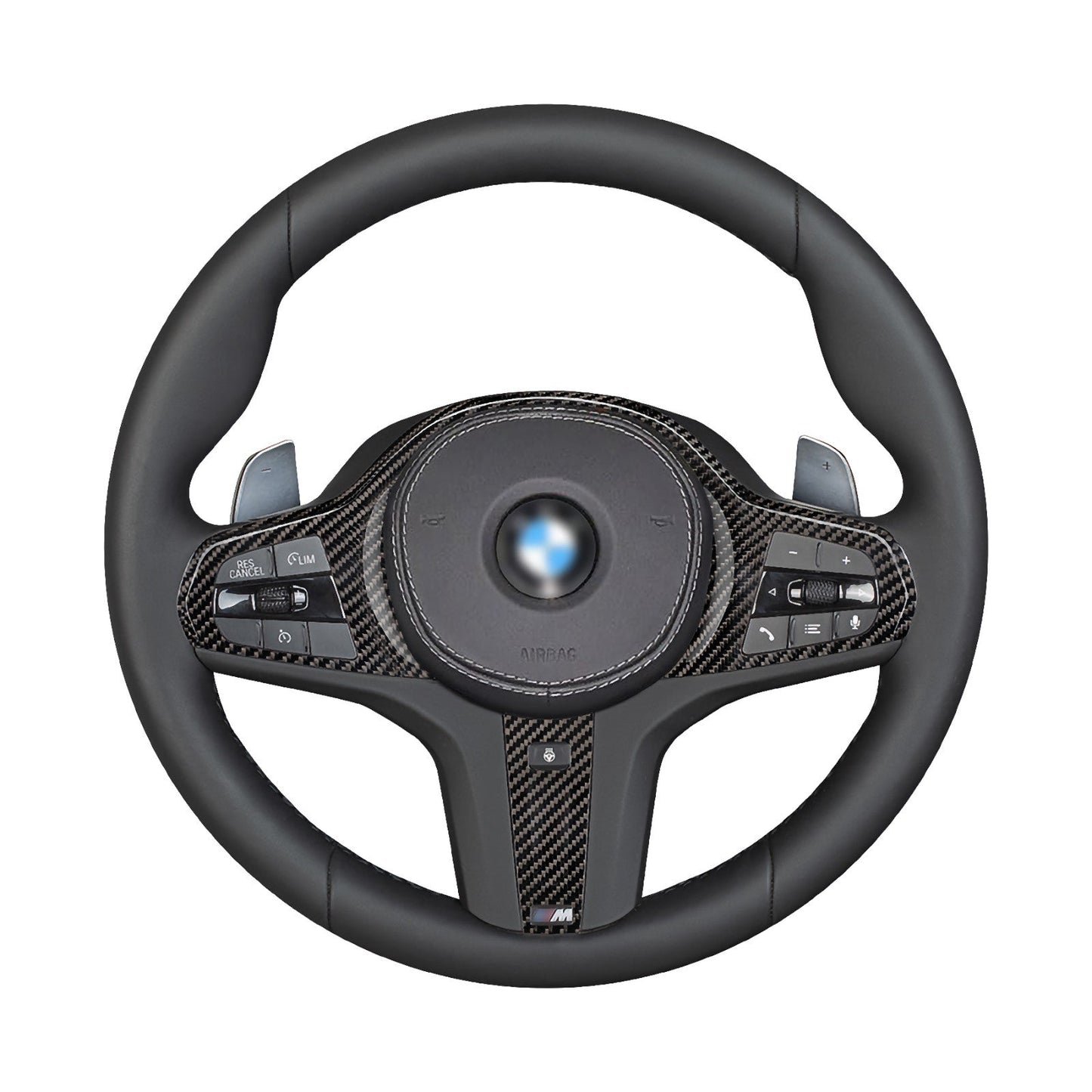 Dry CARBON Lenkrad Blenden Cover für BMW F40 F44 F39 G20 G21 G22 G23 G30 G31 G32 7er G11 G12 8er G14 G15 G16 G01 G02 G05 G06 G07