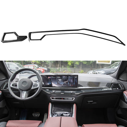 Dry Carbon Mittelkonsolen Set für BMW X6 G06 LCI / X6M F96 LCI (10-teilig)