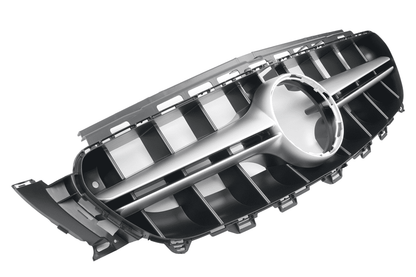 Sport Kühlergrill silber für Mercedes E-Klasse W213/S213/C238/A238 2017-2020