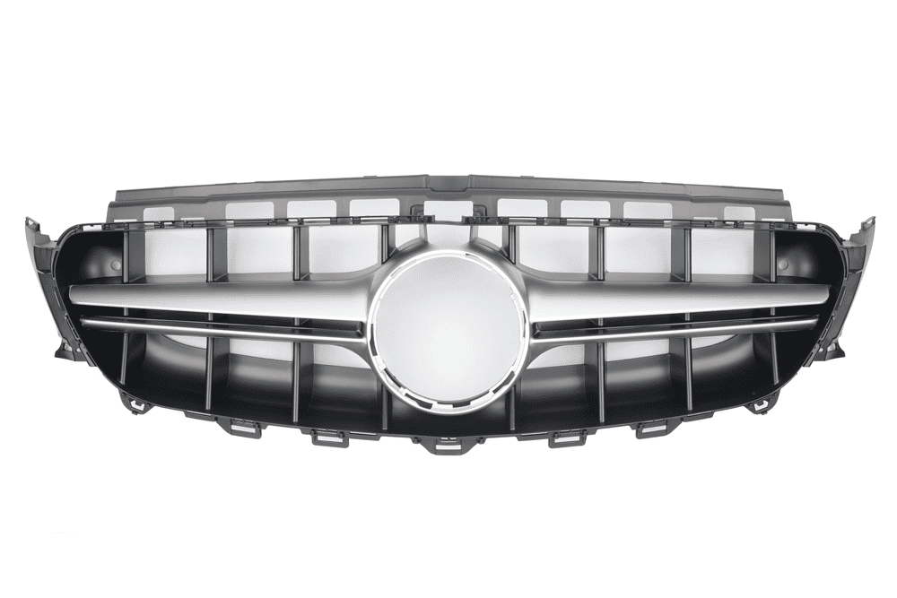 Sport Kühlergrill silber für Mercedes E-Klasse W213/S213/C238/A238 2017-2020