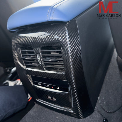 Dry Carbon Mittelkonsolen Abdeckung für BMW M3 G80 G81 / M4 G82 G83 / M2 G87 / 2er G42 / 3er G20 G21 / 4er G22 G23 G26