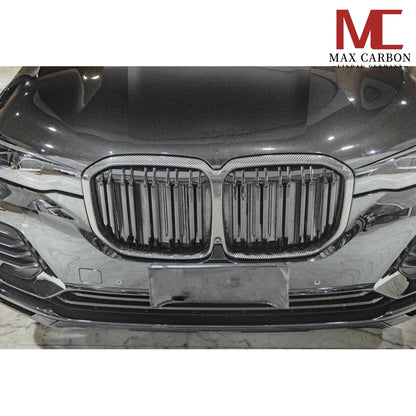 Dry Carbon Kühlergrill Nieren V1 für BMW X7 G07 Pre-LCI