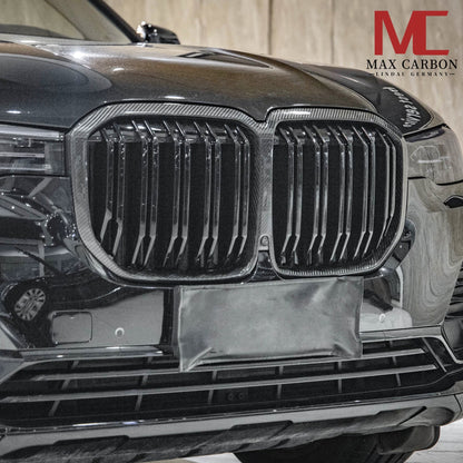 Dry Carbon Kühlergrill Nieren V1 für BMW X7 G07 Pre-LCI