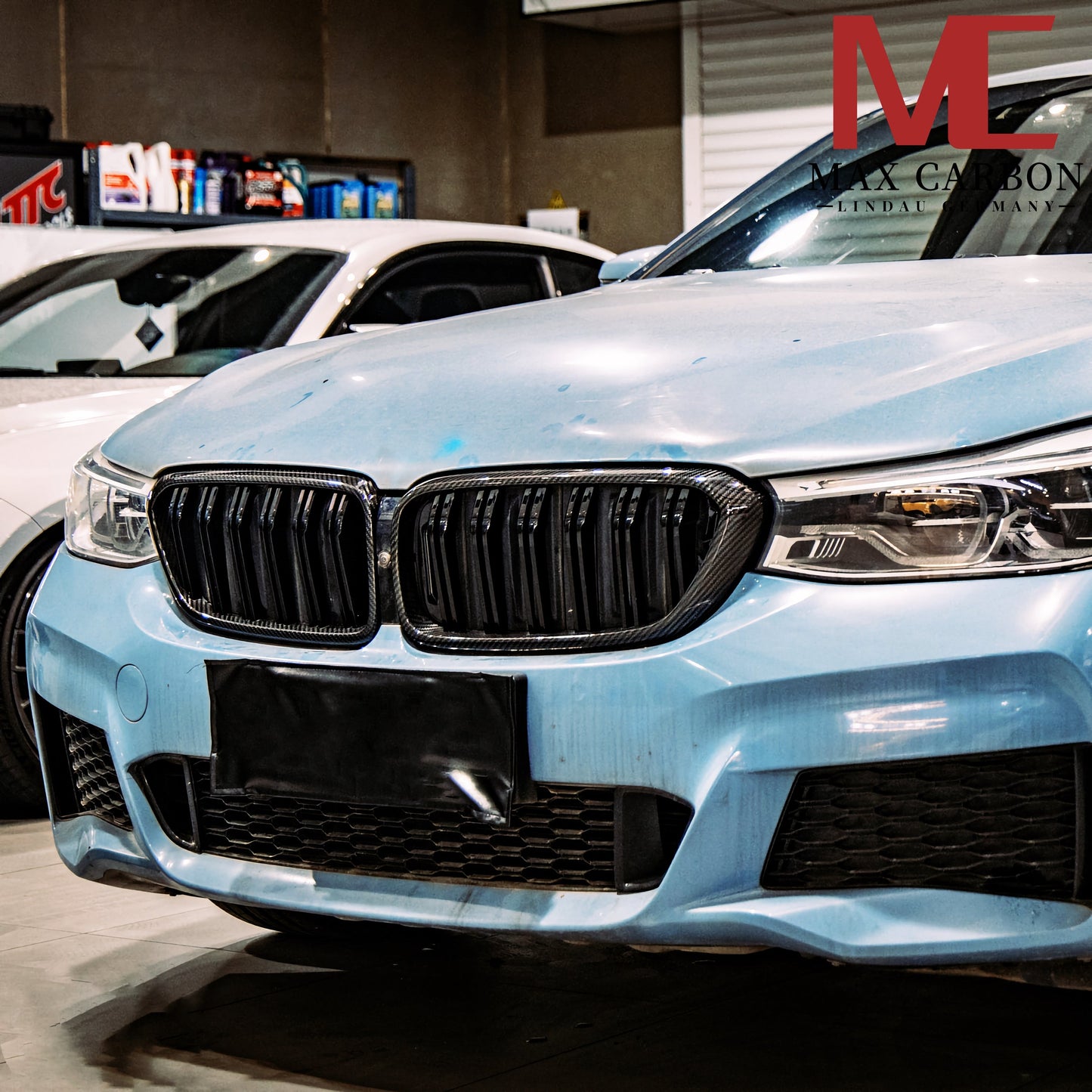 Dry Carbon Kühlergrill Nieren für BMW 6er G32 Pre-LCI