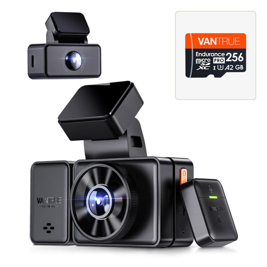 Vantrue E3 Dash Cam Bundle mit 256GB Karte