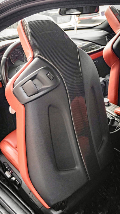 Dry Carbon Sitz Cover für BMW M2 F87 + Competition / M3 F80 / M4 F82 F83