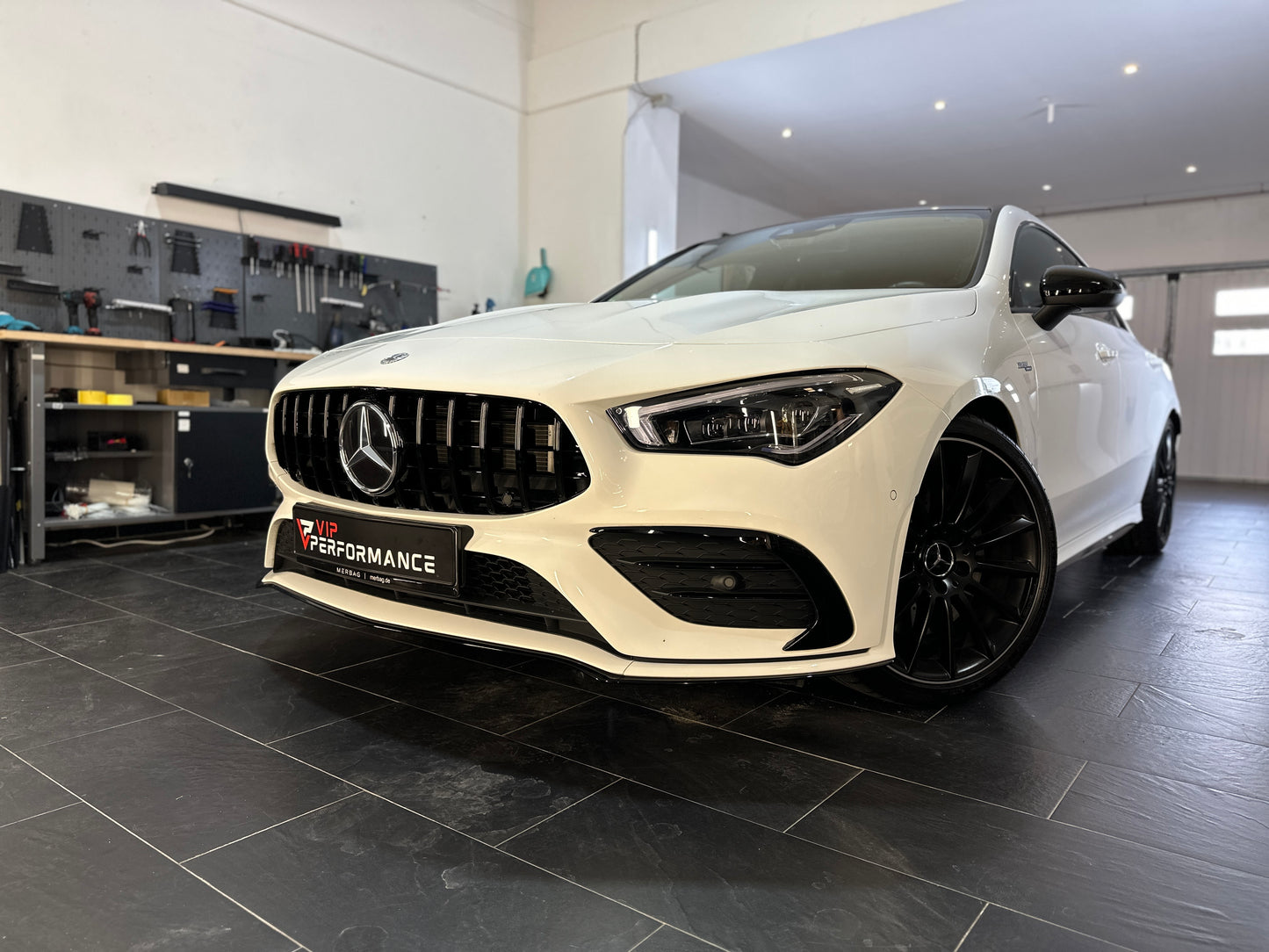 Panamericana GT Kühlergrill hochglanz schwarz für Mercedes CLA C118/X118 2019-2023