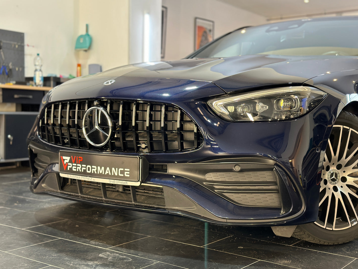 Sport Panamericana GT Kühlergrill hochglanz schwarz für Mercedes W206/S206 AMG-Line ab 06/2021