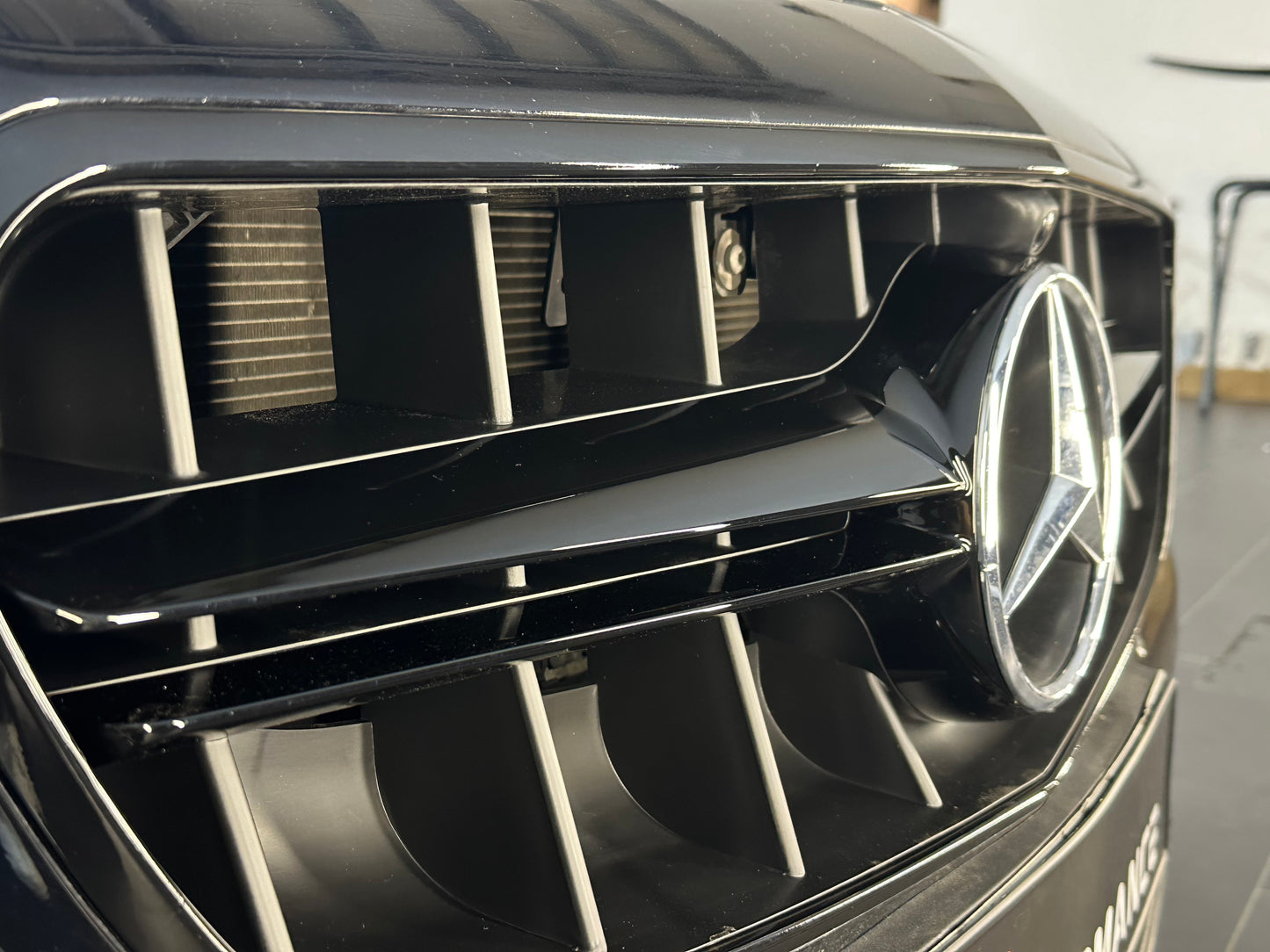 Sport Kühlergrill hochglanz schwarz für Mercedes E-Klasse W213/S213/C238/A238 2017-06/2020