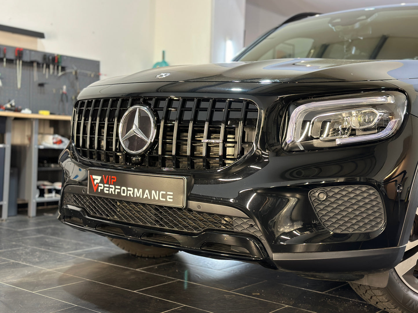 Sport Panamericana GT Kühlergrill Mercedes GLB X247 ab 07/2019 hochglanz schwarz